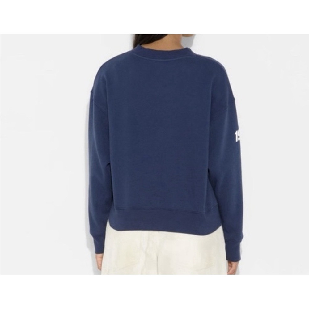 Wild Fable Women's Oversized Pullover Sweatshirt Navy Blue Sz L NWT - Picture 4 of 9